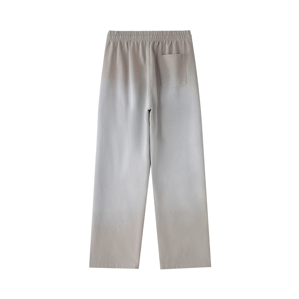 Vintage Washed Gradient Straight-Leg Sweatpants ODMPOD