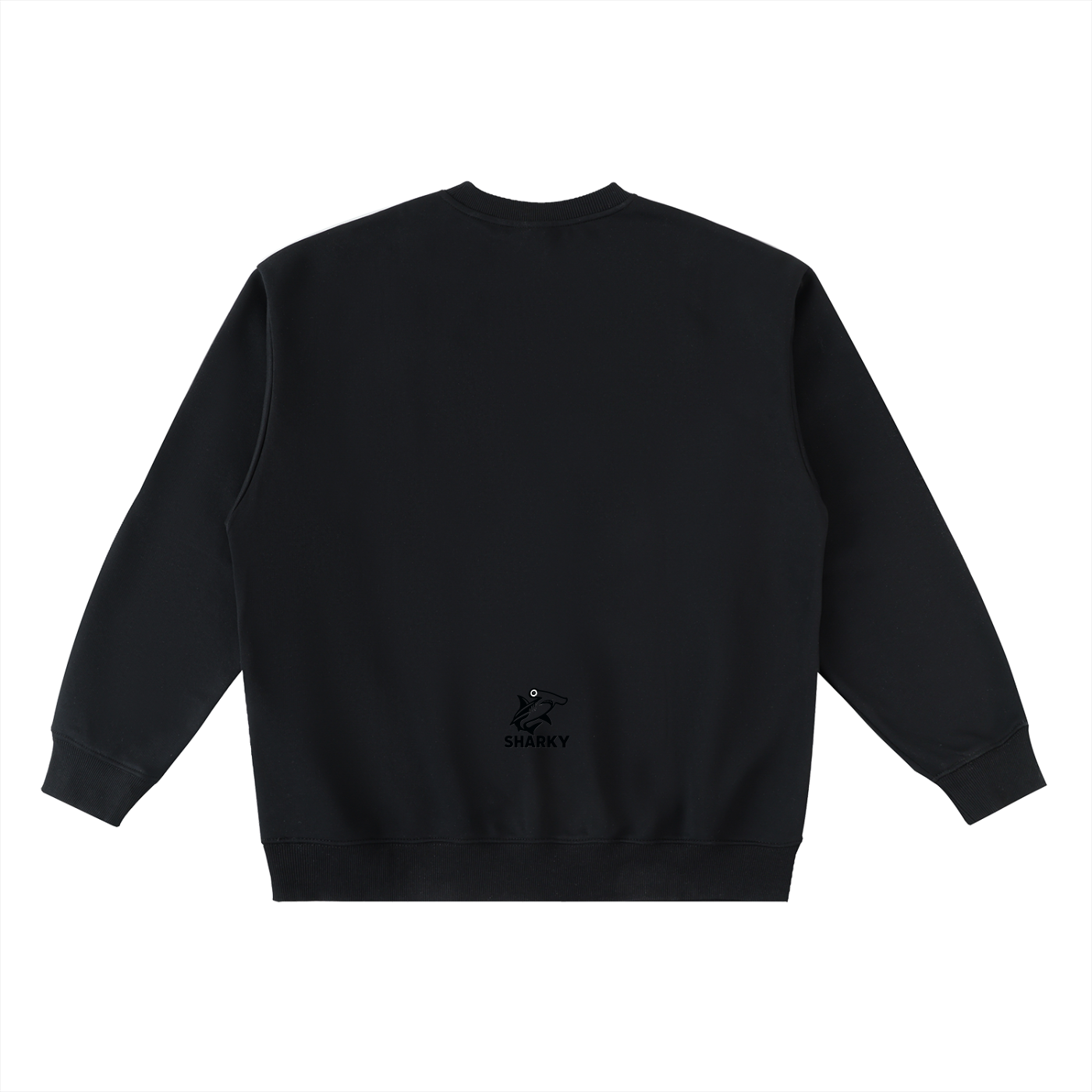Oversized Crewneck Taped Sweatshirt - SHARKY